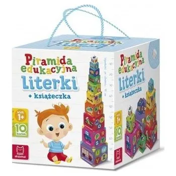 Bystrá hlava Piramida edukacyjna. Literki + książeczka - Praca zbiorowa