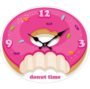 Hodiny Hodiny Donut Time Kobliha