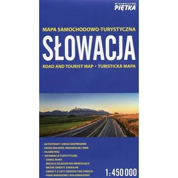 Cestování Słowacja 1:450 000 mapa samochodowa PIĘTKA - Praca zbiorowa