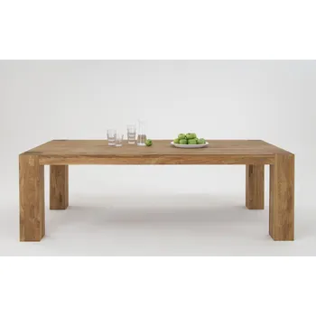 Jídelní stůl HAHNHOLZ Konferenční stolek DUB Objednat v délce: 140 cm, šířka: 80 cm, výška: 80 cm