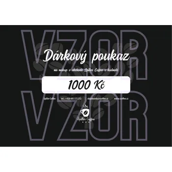 Káva Dárkový poukaz Cena: 1000 Kč
