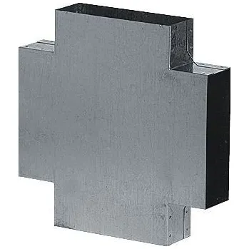 Teplovzdušný ventilátor Kříž hranatý 150x50 mm