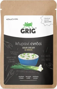 Přírodní produkt Grig Křupaví cvrčci Sour Cream & Onion 20 g