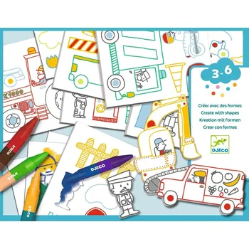 kreativní sada DJECO Vytvoř svůj svět Auta