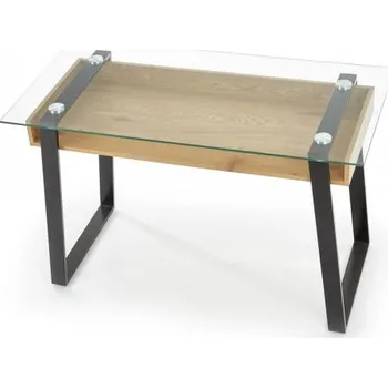 Psací stůl Halmar Louisa V-CH-B/36 dub zlatý/černý