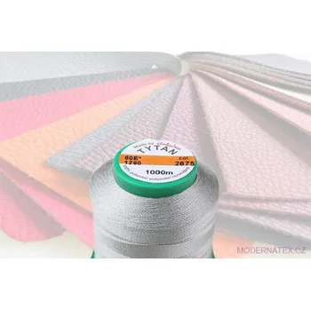 Nit Čalounická šicí nitě TYTAN 60E 1000 m barva sv. šedá 2675