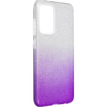 Náhradní kryt pro mobilní telefon Pouzdro silikon Samsung A525 Galaxy A52 LTE, A526 A52 5G, A528 A52s Shining stříbrné / fialové