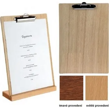 PGX 164800 Desky dřevěné s klipem přírodní A4