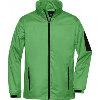 Pánská casual bunda Pánská windbreaker bunda JAMES NICHOLSON JN1041 LIME GREEN/CARBON M