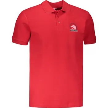 Pánské tričko Pánské triko s límečkem ALTISPORT ALM071203 ČERVENÁ M