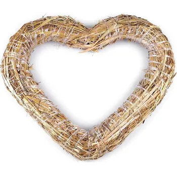 Stoklasa Slaměné srdce 35 cm přírodní