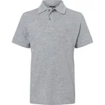 Dětské triko s límečkem premium JAMES NICHOLSON JN070K GREY HEATHER XS