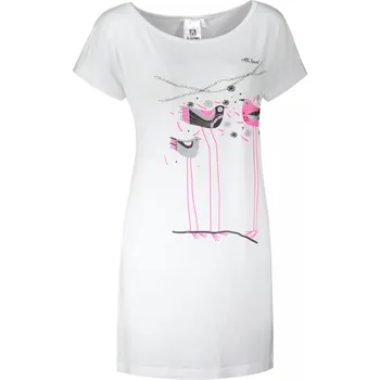 Dámské tričko Dámské prodloužené triko ALTISPORT CARRYOVER ALW043123 BÍLÁ M