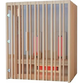 Infrasauna Infrasauna Auroom Irradia 100x120 osika/olše + Doprava zdarma