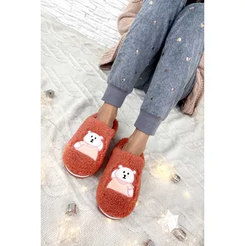 Dámské pantofle Prety Papuče Medvídci W-0000-5OR Velikost: 36-37