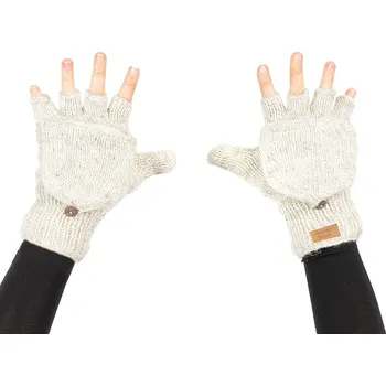 Rukavice Vlněné odklápěcí rukavice Butwal White, Sittar