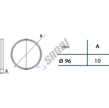 Domácí ventilátor CATA 0969 klapka 100 mm