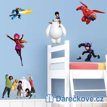Samolepící dekorace Velká šestka (Big Hero 6), samolepka na zeď