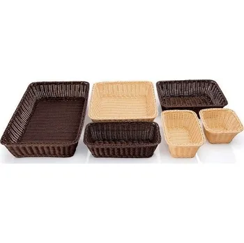 chlebník PGX 3140 161 Košík na pečivo hranatý GN tmavý GN 1/6-100