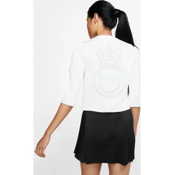 Dámský svetr W NKCT CARDIGAN LN-Dámský tenisový svetřík - Velikost L