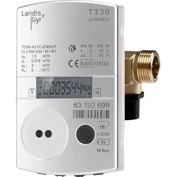 Landis + Gyr Ultrazvukový měřič tepla Ultraheat T330 (UH30...), M-BUS, Landis+Gyr, G1",130 mm, Qp=2,5 m3/hod