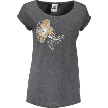 Dámské triko ALTISPORT ALW107164 ČERNÝ MELÍR / ZLATÁ XS