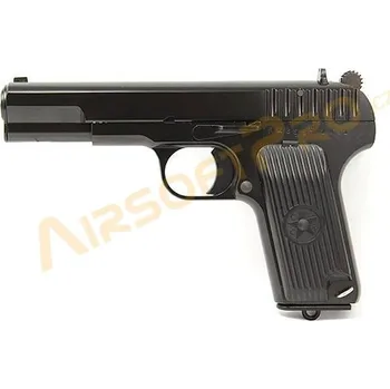 Airsoftová zbraň WE Airsoftová pistole TT33, černý - celokov, blowback