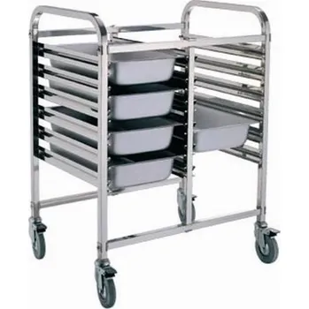 Dílenský regál PGX 1953 650 Regály na podnosy a gastronádoby 59 x 67 x 174 cm