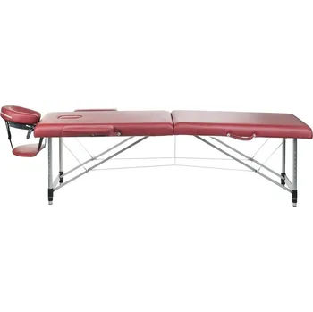 Masáž Skládací masážní a rehabilitační stůl BS-723 - bordó