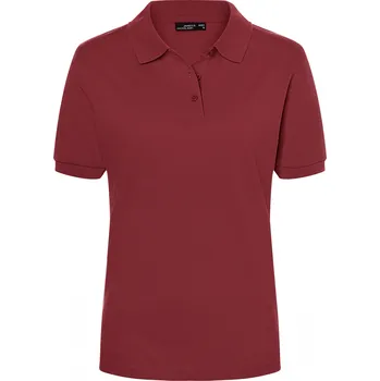 Dámské tričko Dámské triko s límečkem premium JAMES NICHOLSON JN071 WINE XL