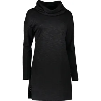 Dámská mikina Dámská prodloužená mikina KIXMI LUCKY ČERNÁ S