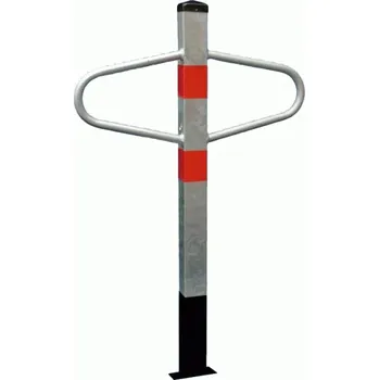 Plotový sloupek Parkovací sloupek pevný, motýlek, pozink + doprava zdarma