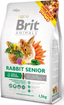 Krmivo pro hlodavce Brit Animals Rabbit Senior Complete 1,5 kg