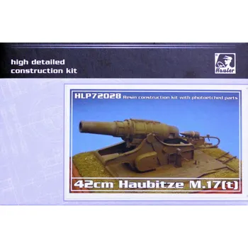 Plastikový model Hauler 1/72 42cm Haubitze M.17(t) (resin kit)