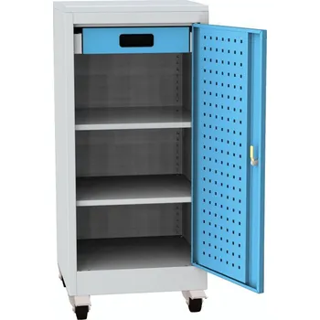 Kovos KOVOS dílenská skříň NAR 01K BL s kolečky, laminovaná deska 18 mm + doprava zdarma