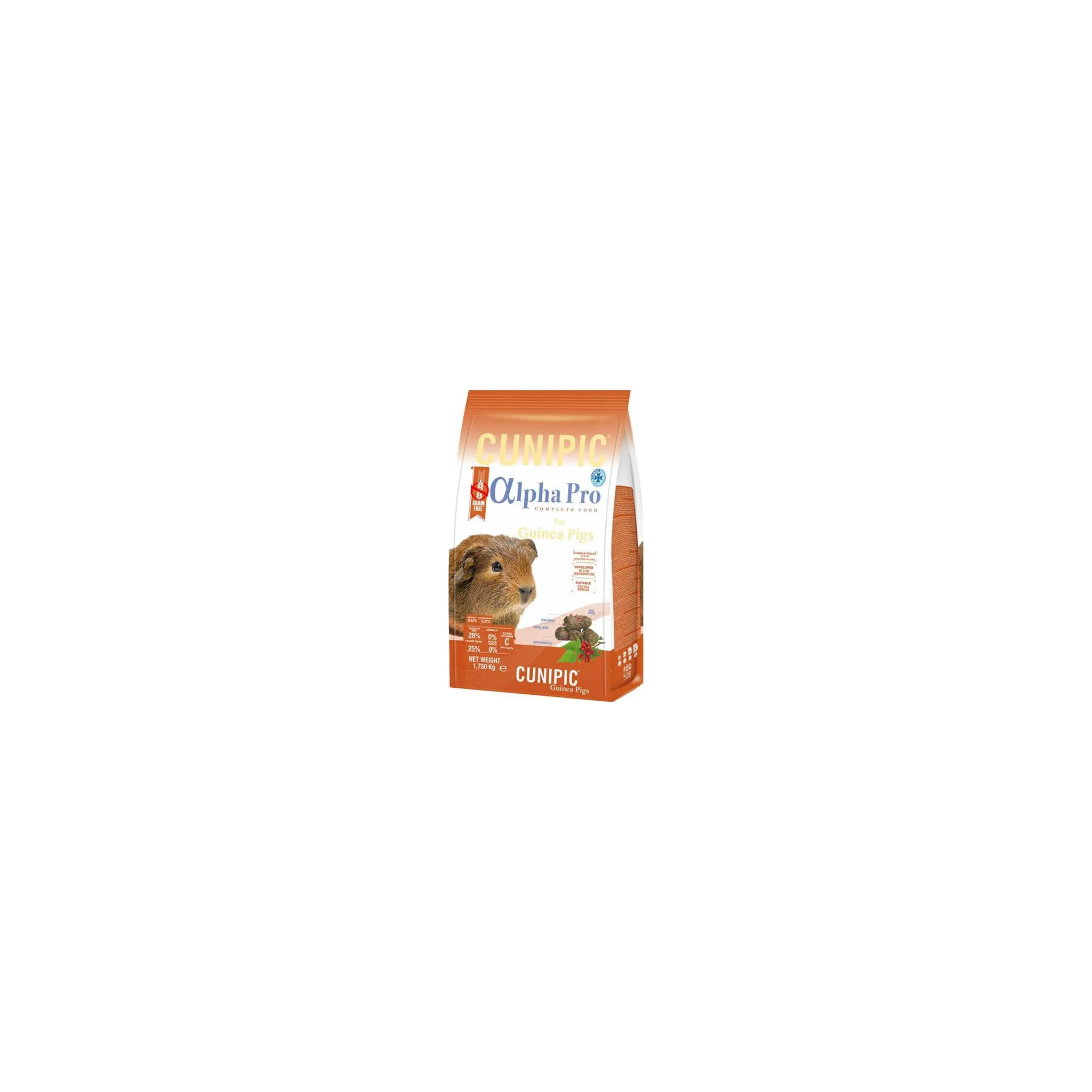 Fotografie 2 - Krmivo pro hlodavce CUNIPIC Alpha Pro Guinea Pig 1,75 kg