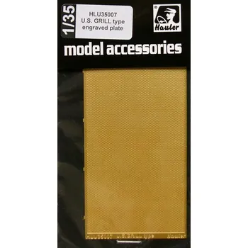 Plastikový model Hauler 1/35 Engraved plate - U.S. Grill type