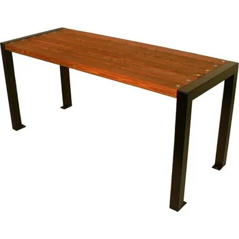 Zahradní stůl Parkový stůl 1500 mm, kovová konstrukce černá RAL 9005 + doprava zdarma