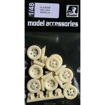 Plastikový model Hauler 1/48 Gaz-AAA resin wheels (UMM)