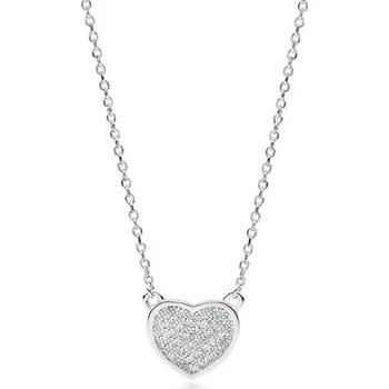Řetízek Olivie Stříbrný náhrdelník SRDÍČKO 4077 Ag 925; ≤2,1 g.