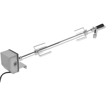 vidaXL Grilovací rožeň s profesionálním motorem ocelový 1200 mm