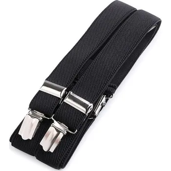 Kšandy Šle pánské široké 2,5 cm délka 120 cm typ X - 24 černá