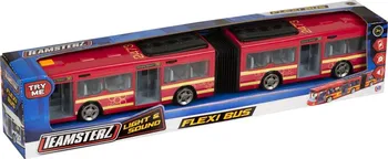 autíčko HTI Toys Teamsterz Flexi Bus 46 cm červený