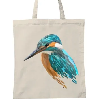 Nákupní taška Nákupní taška unisex s potiskem Nákupní taška s potiskem Ledňáčka