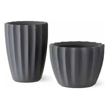 Květináč SLIDE Venkovní květináč STAR - SD STA055, Rozměry Ø43 x 59 cm, Barva (official) Černá