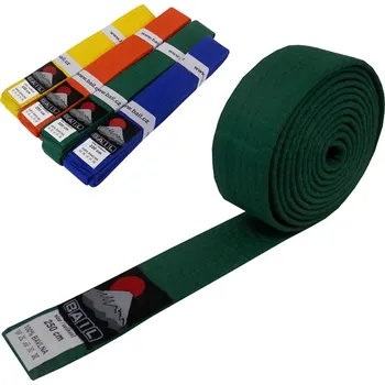 Bojový sport Pás ke kimonu zelený 2,5m