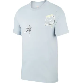 Pánské tričko NIKE Air Jordan Mj Photo Wing It Tee CD5644-464 Obsidian Mist M