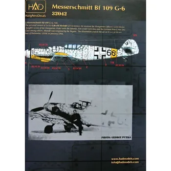 Plastikový model HAD models 1/32 Decal Messerschmitt Bf 109 G-6