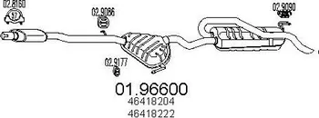 Tlumič výfuku MTS 01.96600