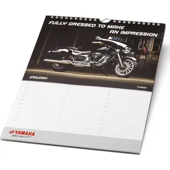 Zavazadlo na motocykl Kalendář Yamaha pro zapisování narozenin